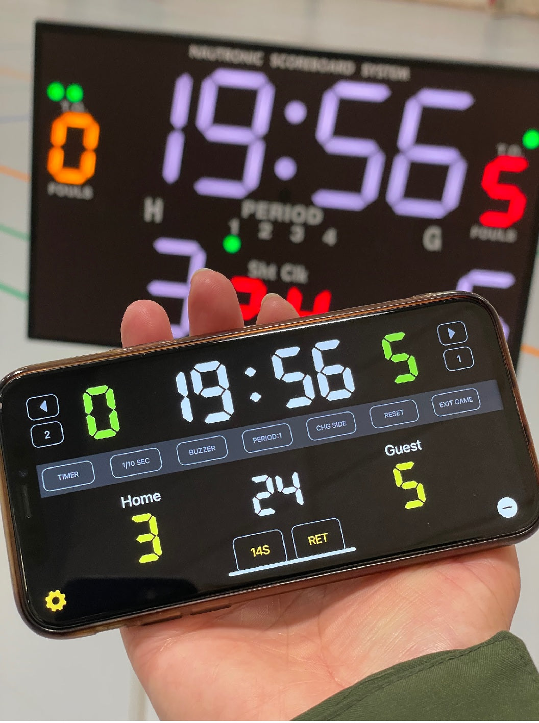 Elektroniskais galda tablo NB1400