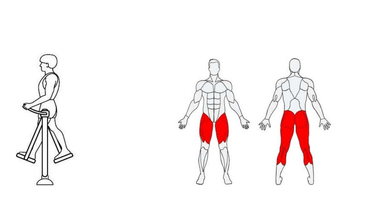 Āra trenažieris Air Walker Soļotājs