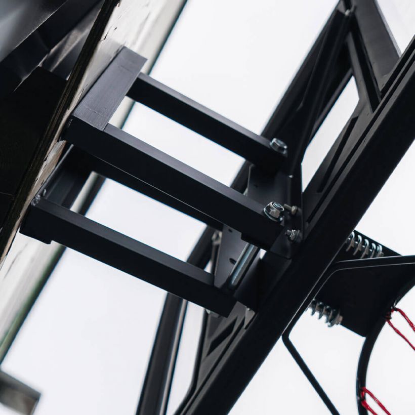 Strītbola vairogs ar grozu Court