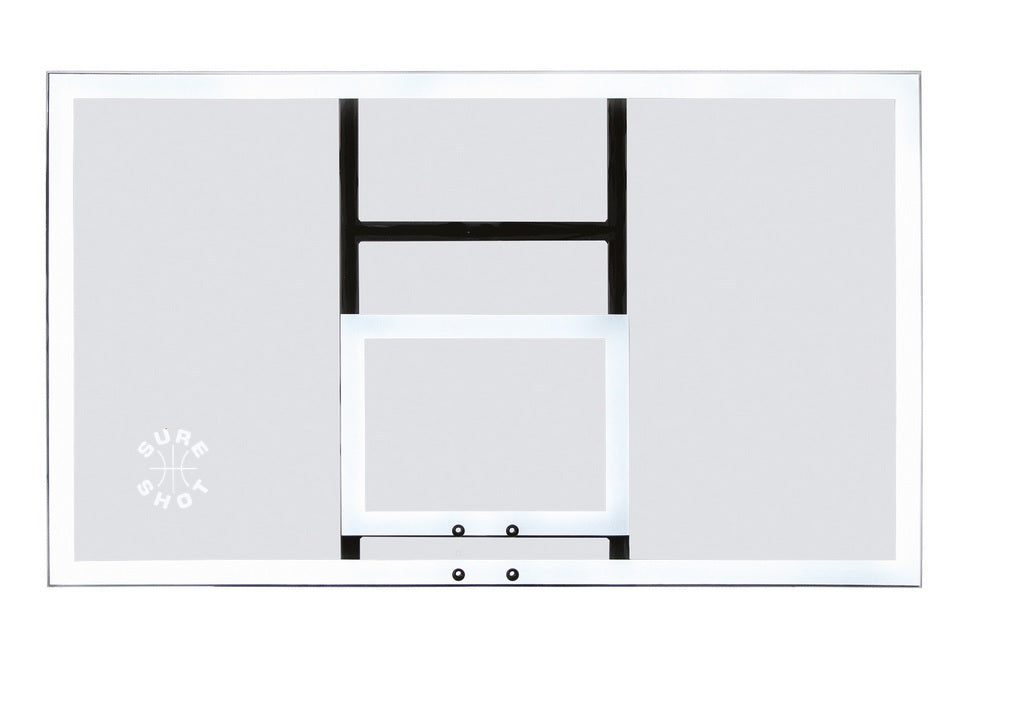 Basketbols vairogs organiskais stikls 180 x 105 cm