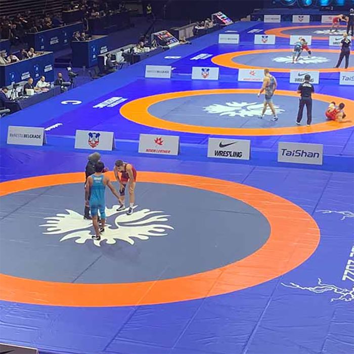 Brīvās cīņas paklājs FOELDEAK Competition S6Pro