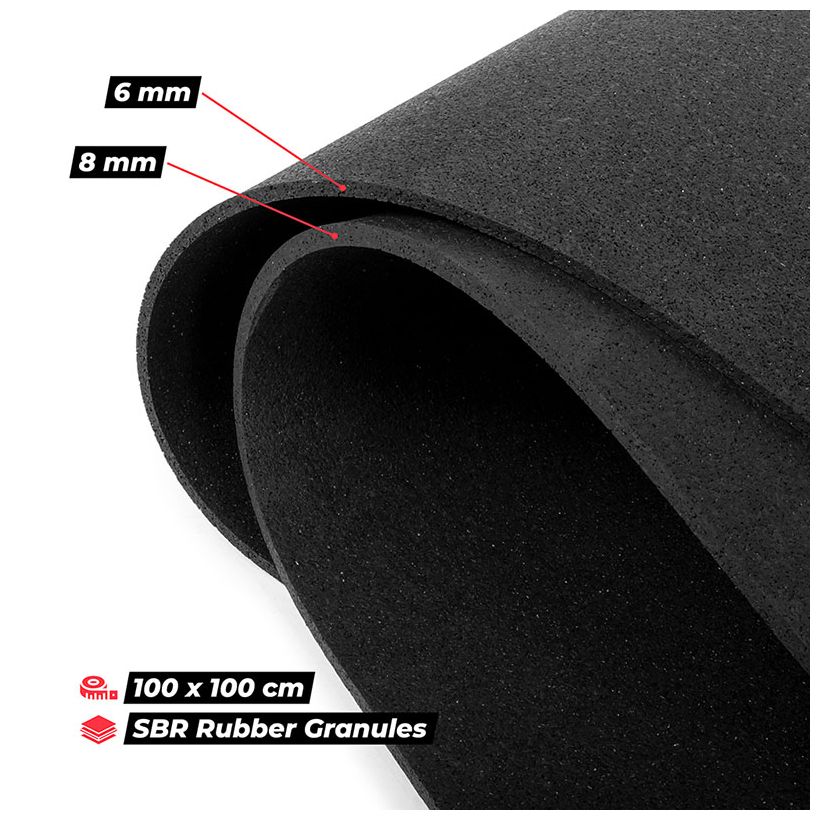 Gumijas segums Gymstick Pro 100 x 100 cm