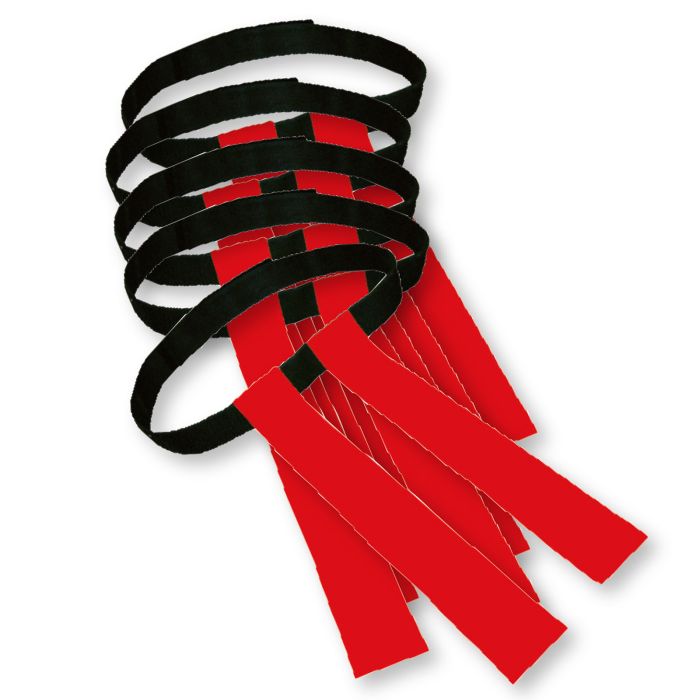 Karoga -Tag futbola lentas sarkanas