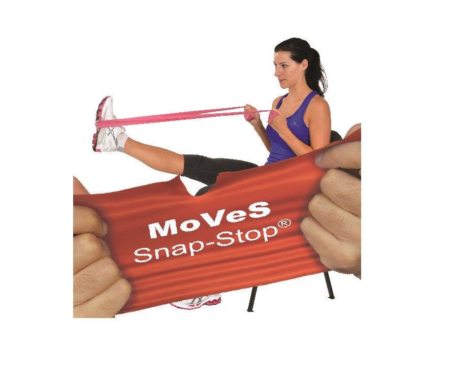 Pretestības gumija MoVes Band Latex Free 45.5 m