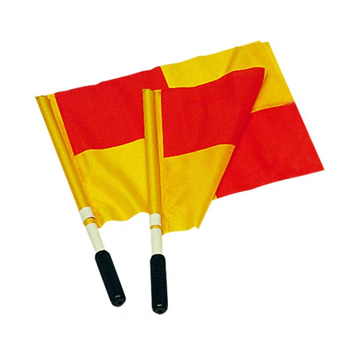 Futbola līnijtiesnešu karogu komplekts