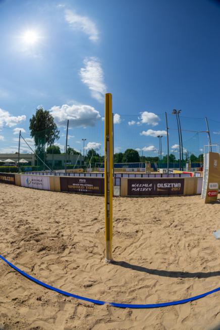 Profesionāli pludmales volejbola statīvi Sport Transfer.