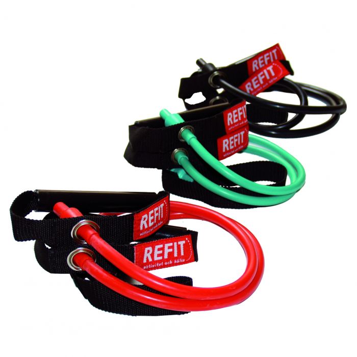 Pretestības gumija ar rokturiem Refit 140 cm