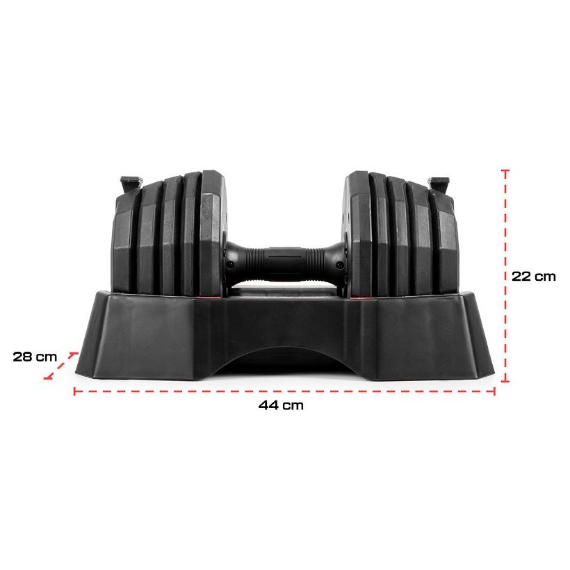 Regulējama hantele Quick Lock 22.5 kg