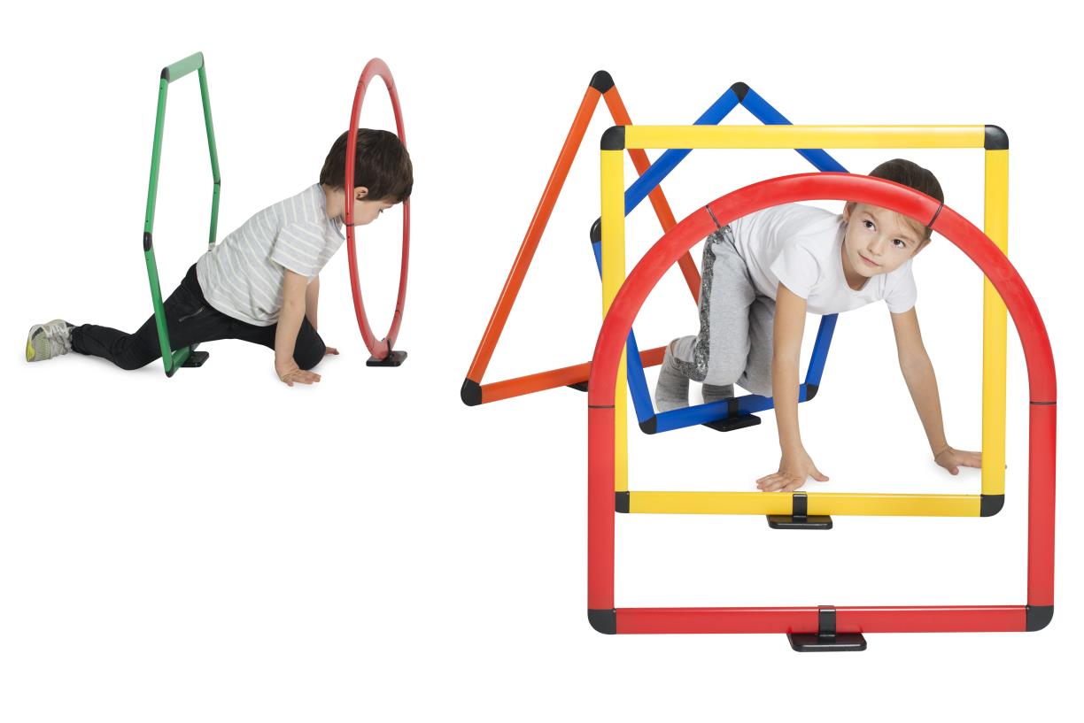 Šķēršļu figūru komplekts stafetēm