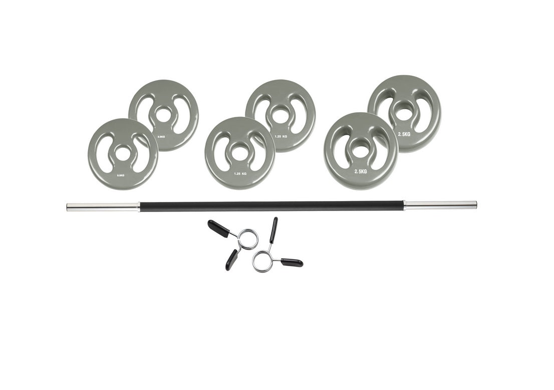 svaru stieņa komplekts 9 kg