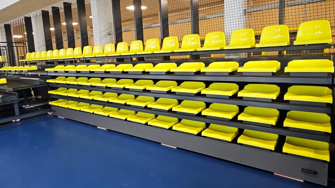 Teleskopiskās tribīnes 5 rindas