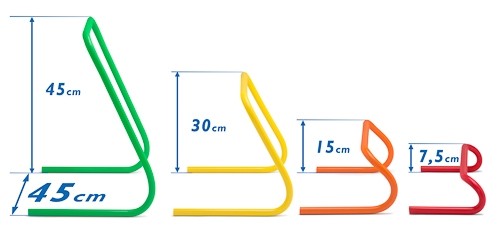 Treniņu barjera PVC 7.5 - 15 - 30 - 45 cm