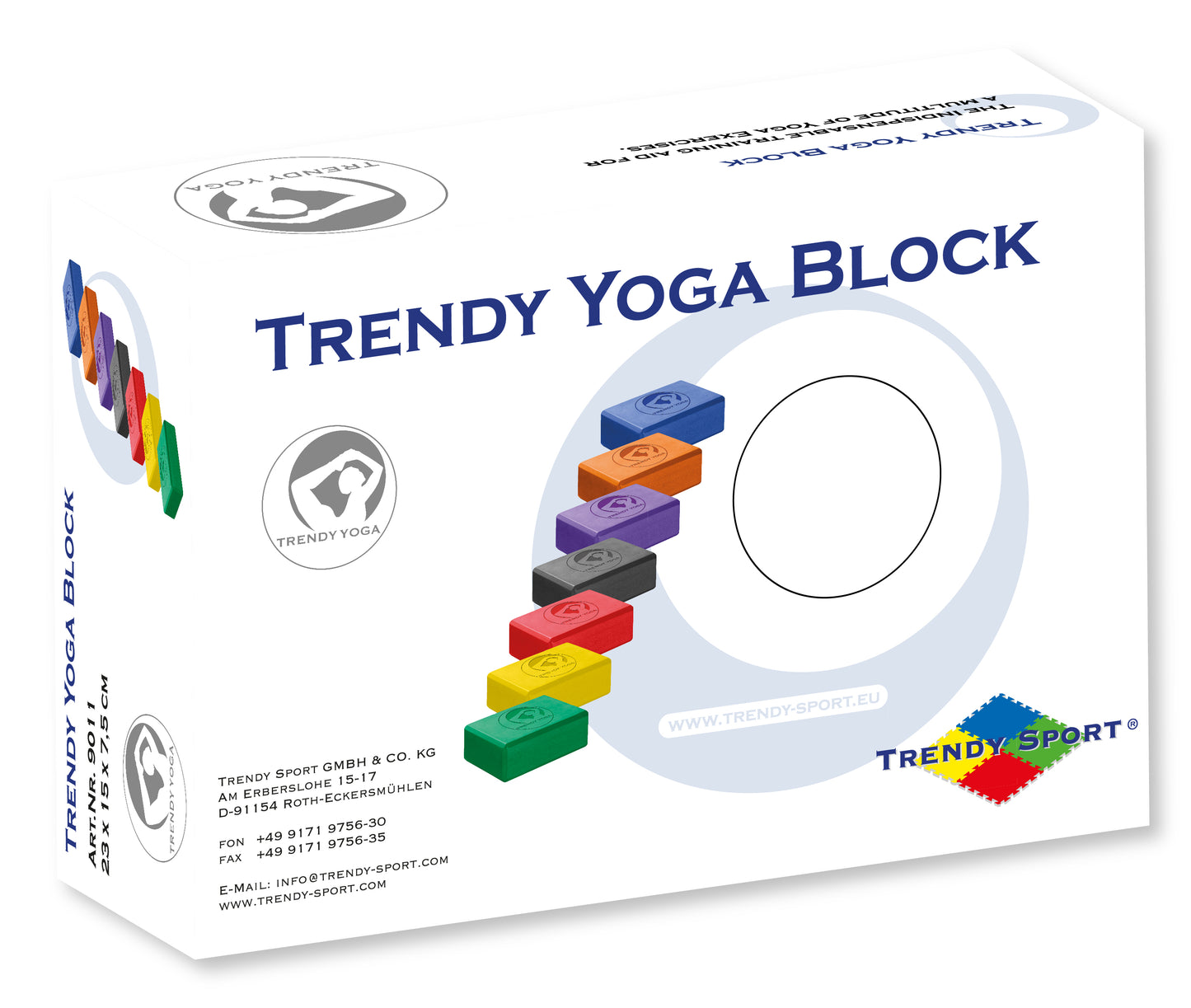 Trendy Yoga Block 23 x 15 cm