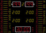 Nautronic elektroniskais baskebola rezultātu tablo NA2155-16- FIBA - Level 3