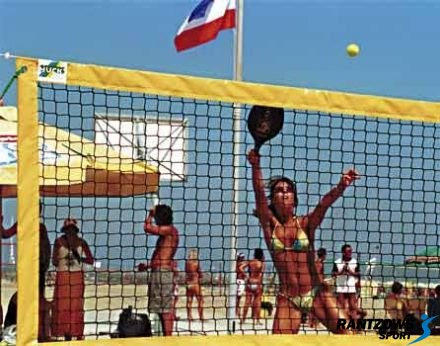 Pludmales tenisa tīkls HUCK