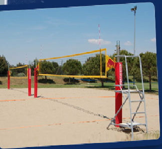 Polsteri volejbola statīviem 100 mm