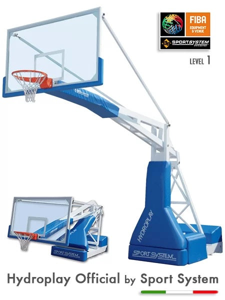 Portatīvā basketbola groza konstrukcija Sport System Hydroplay Official, FIBA