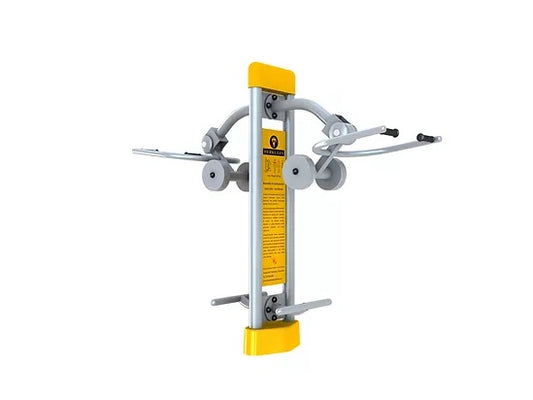 Āra trenažieris senioriem vilkšana uz leju