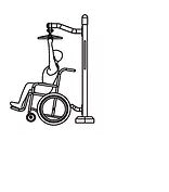 Āra trenažieris senioriem piekarināmais ritenis Herkules Suspemded Wheel. Roku un plecu daļas muskulatūras nostiprināšana.