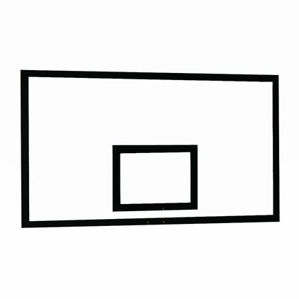 Basketbola vairogs saplāksnis 1800 x 1050 mm