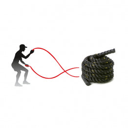 Fitnesa virve (Battle rope) 12 m