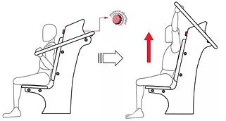 Inovatīvs, cinkota tērauda Herkules Charge Shoulder Press brīvdabas trenažieris ar viedierīču uzlādēšanas iespēju,