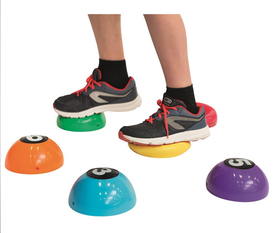 Līdzsvara pussfēras ar cipariem