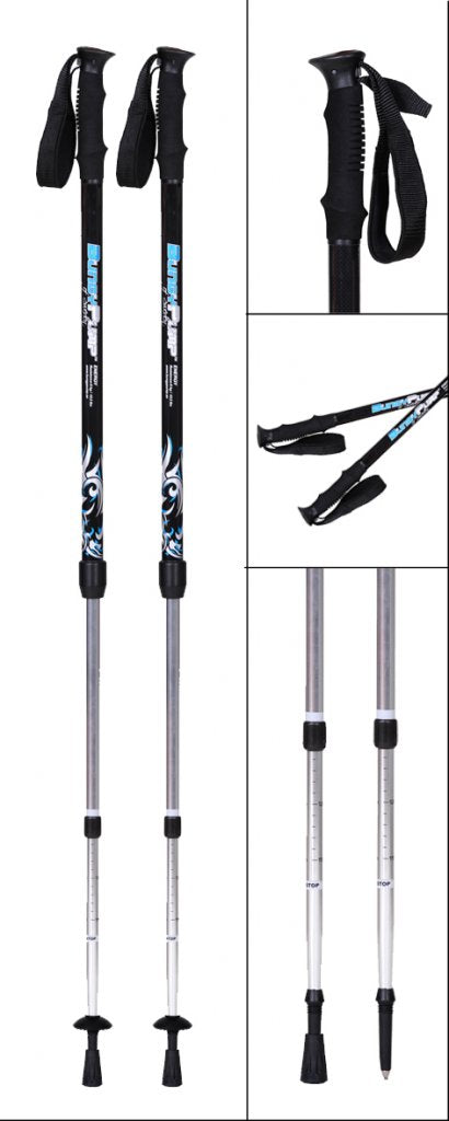 Nūjošanas nūjas BungyPump Energy regulējama 115-145 cm, pretestība 6 kg