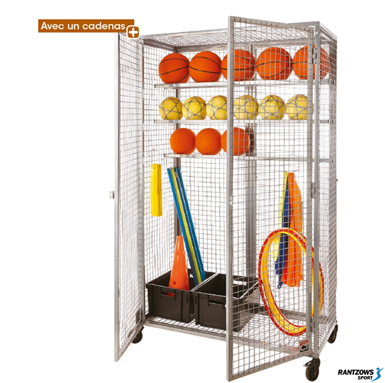 Sporta inventāra rati 120 × 55 × 200 cm