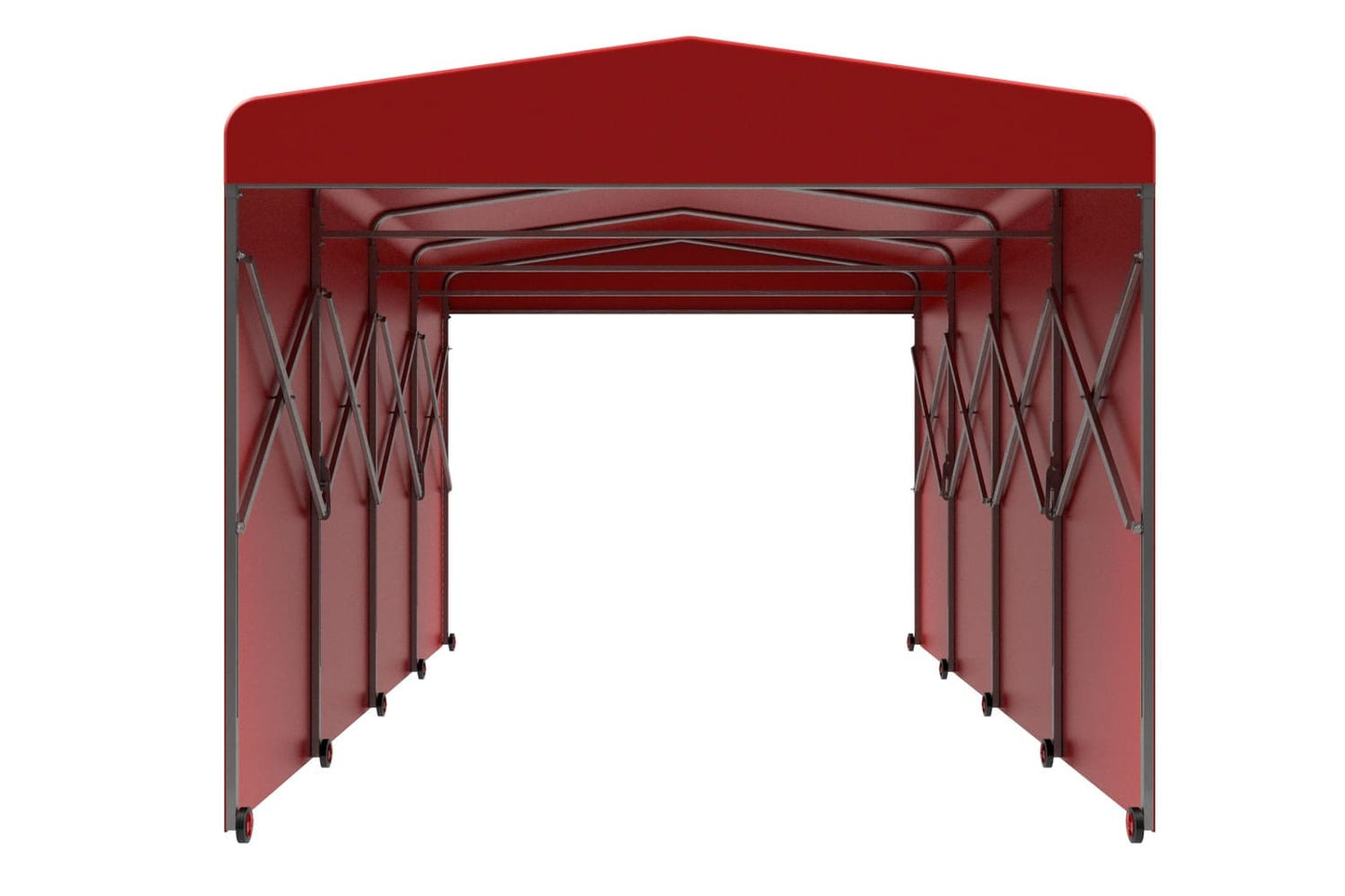Teleskopisks tunelis futbola stadionam PVC materiāls, riteņi