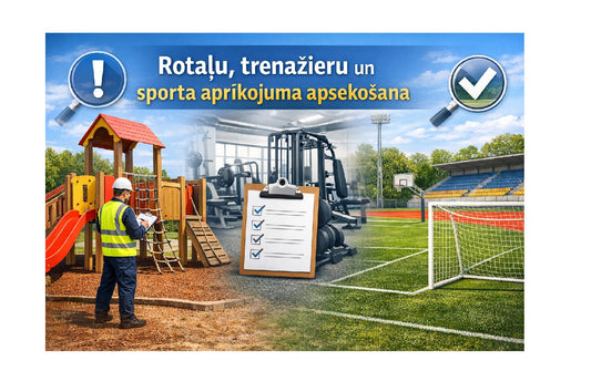 Rotaļu un sporta laukumu apsekošana