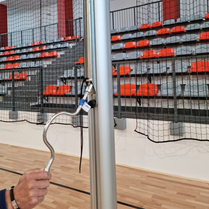 Volejbola statīvi 120 x 100 mm alumīnija