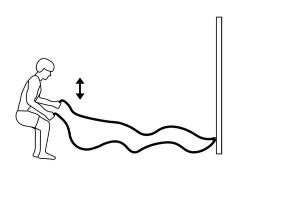 Herkules street workout Battle ropes