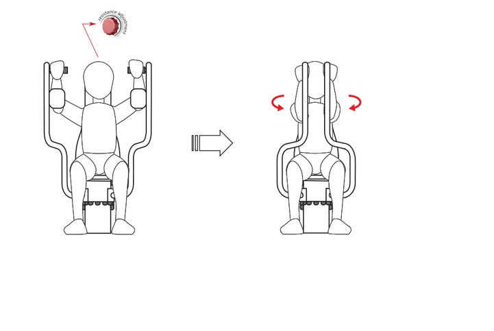 Brīvdabas trenažieris  Herkules Charge Butterfly