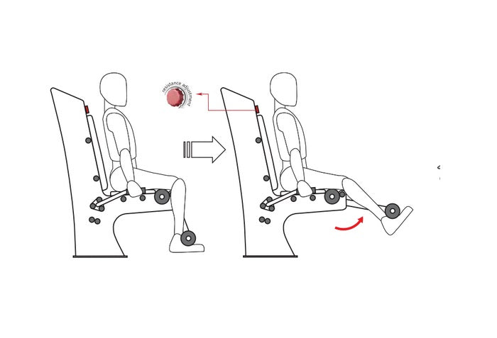 Brīvdabas trenažieris Herkules Charge Leg Lift