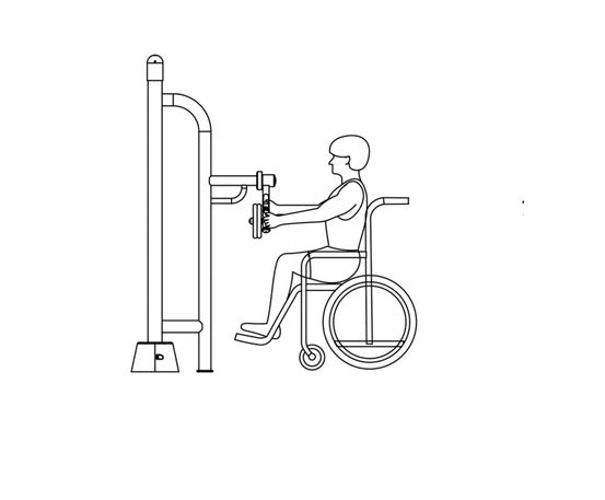 Āra trenažieris senioriem Herkules Hand Surfer