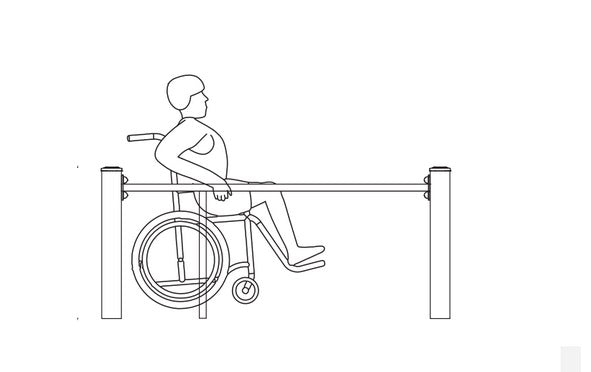 Āra trenažieris senioriem Herkules Paralēlās līdztekas