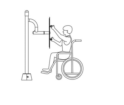 Āra trenažieris senioriem Herkules Big Wheel