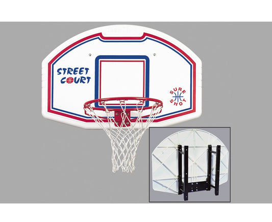 Basketbola vairogs Bronx 112 x 73 cm ar sienas konstrukciju