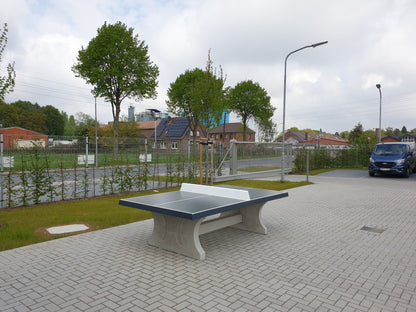 Betona tenisa galds 274 x 152 x 76 cm antracīts