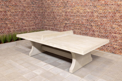 Betona tenisa galds 274 x 152 x 76 cm naturāls betons