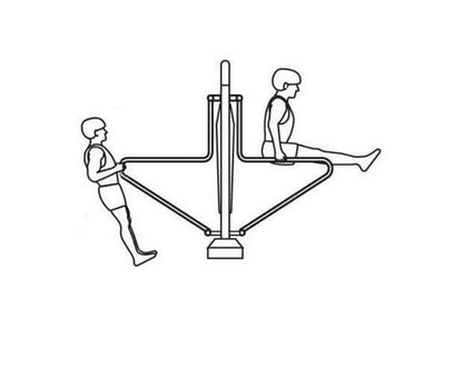 Āra trenažieris Herkules Parallel Bars