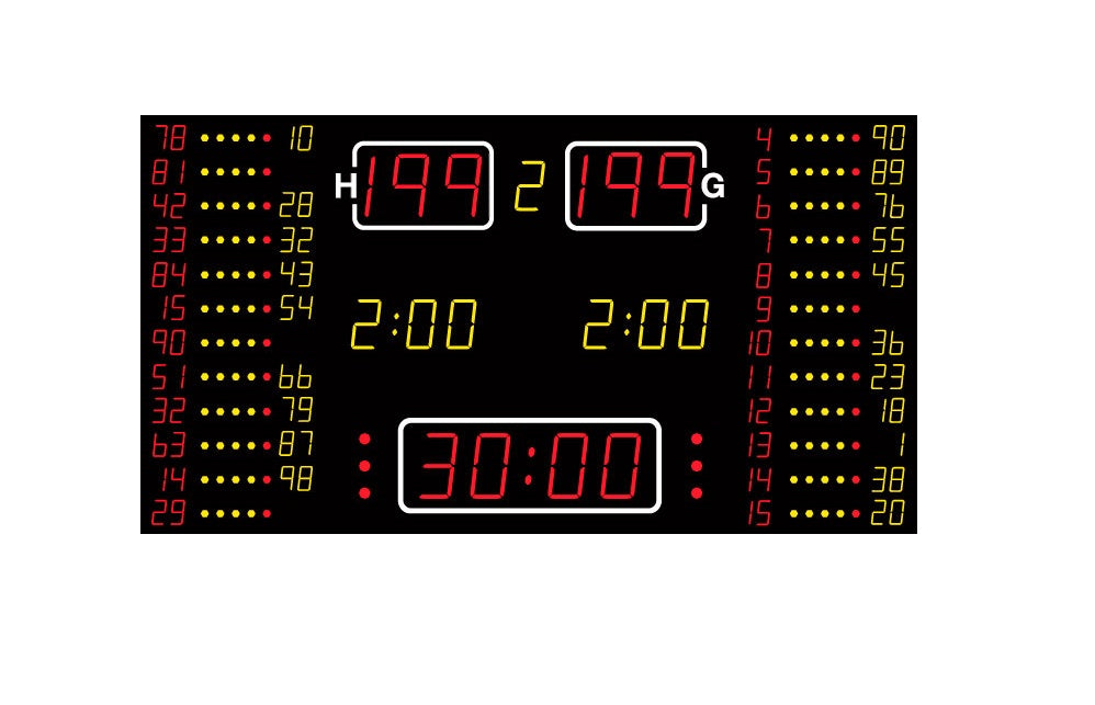 Elektroniskais tablo NA2155 /2655 FIBA Level 3