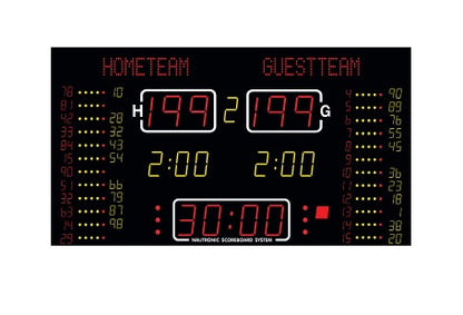 Nautronic elektroniskais baskebola rezultātu tablo NA2155T-16/