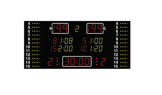 Elektroniskais rezultātu tablo NA2157-2657-3357 FIBA Level 3
