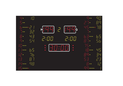 Nautronic elektroniskais basketbola rezultātu tablo NA2164 FIBA Level 3