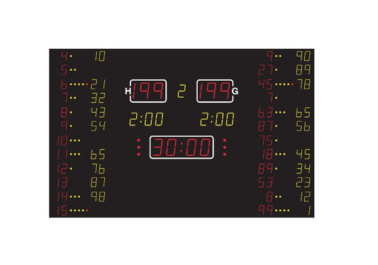 Nautronic elektroniskais basketbola rezultātu tablo NA2164 FIBA Level 3