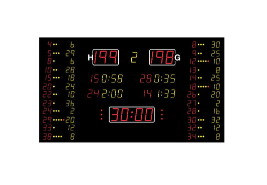 Nautronic elektroniskais basketbola rezultātu tablo NA2166 FIBA Level 3