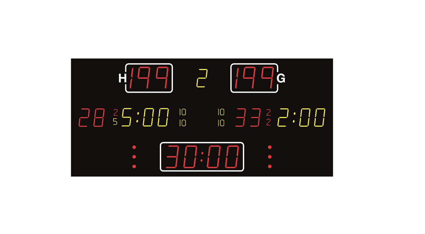 Elektroniskais rezultātu tablo hokejam NA2675