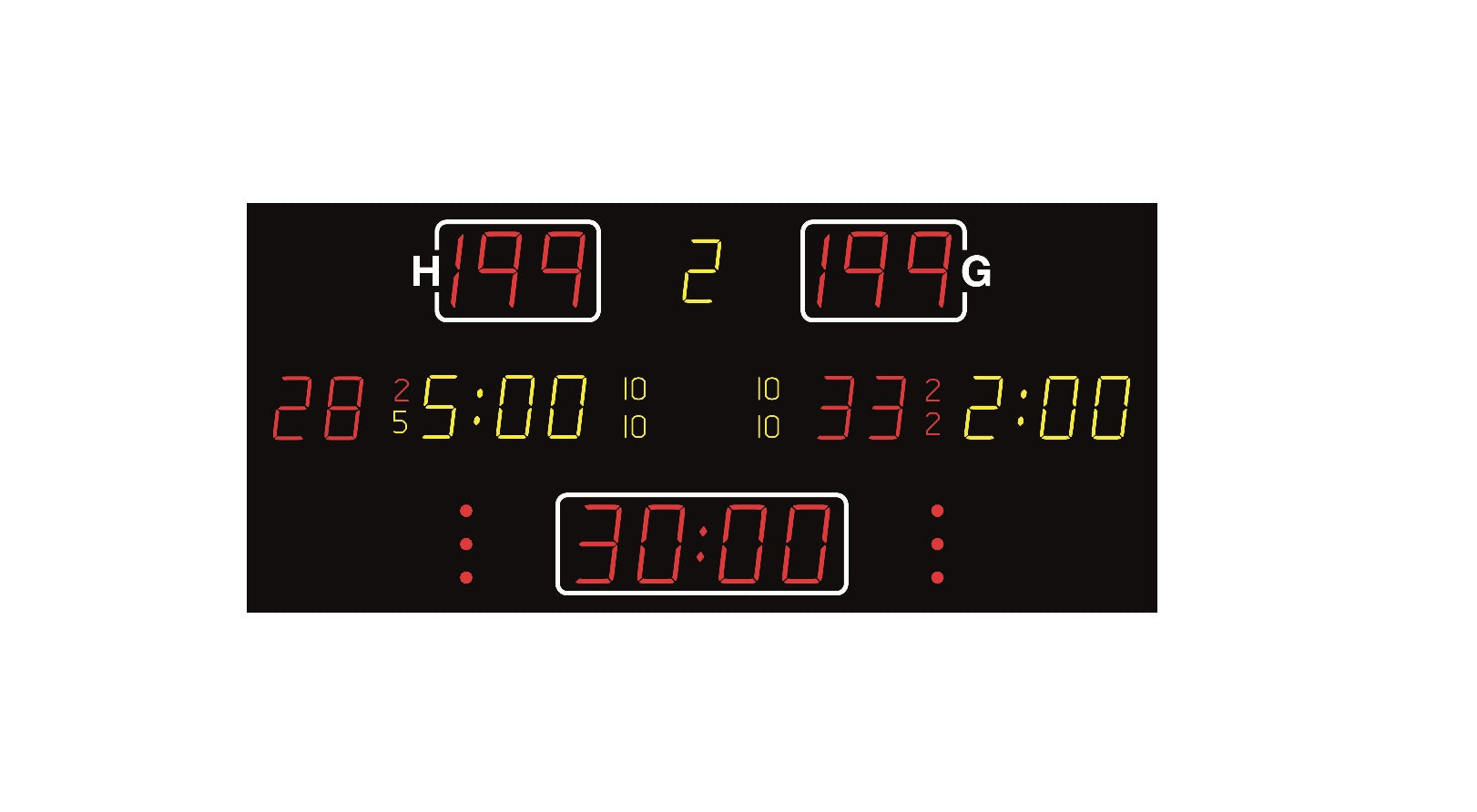 Elektroniskais rezultātu tablo hokejam NA2675